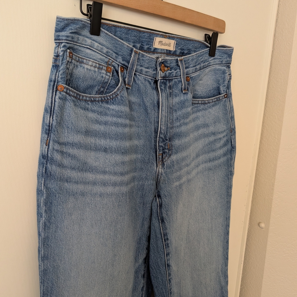 Madewell Womens 27 The Slouchy BoyJean Streetwear Classic Preppy Academia Denim - Picture 4 of 8